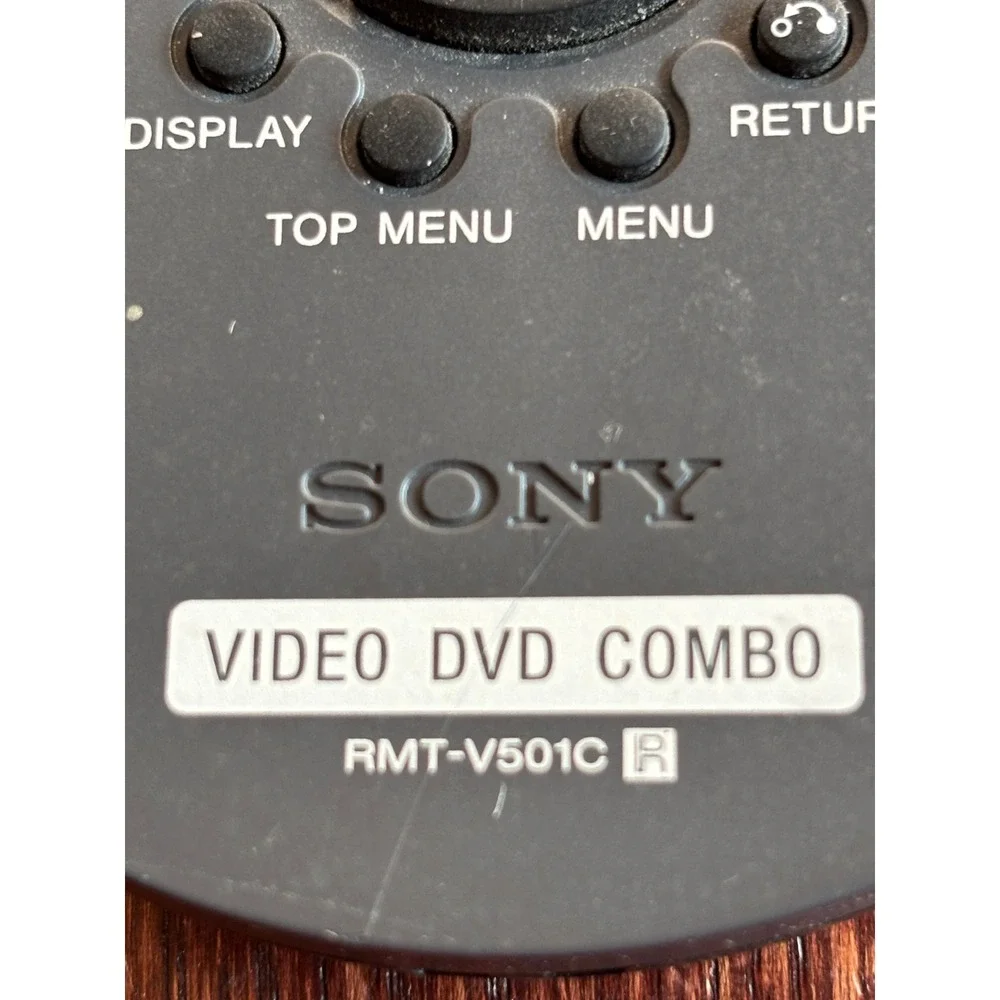 Sony RMT-V501C Remote Control for Video DVD Combo Player Black OEM Replacement